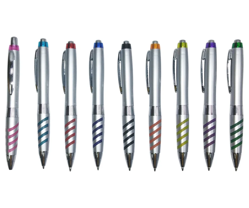TPO903 Bolígrafo Plástico Negro, Verde, Amarillo, Naranja, Rojo, Azul, Morado, Rosado