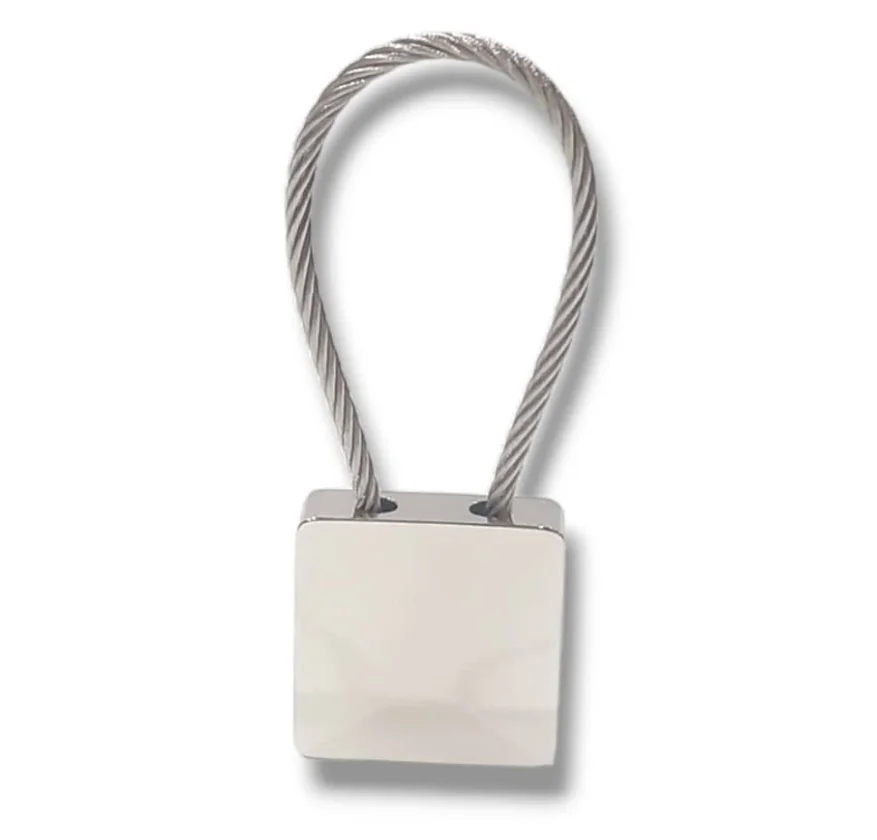 TPI1004 Llavero Metal Plateado