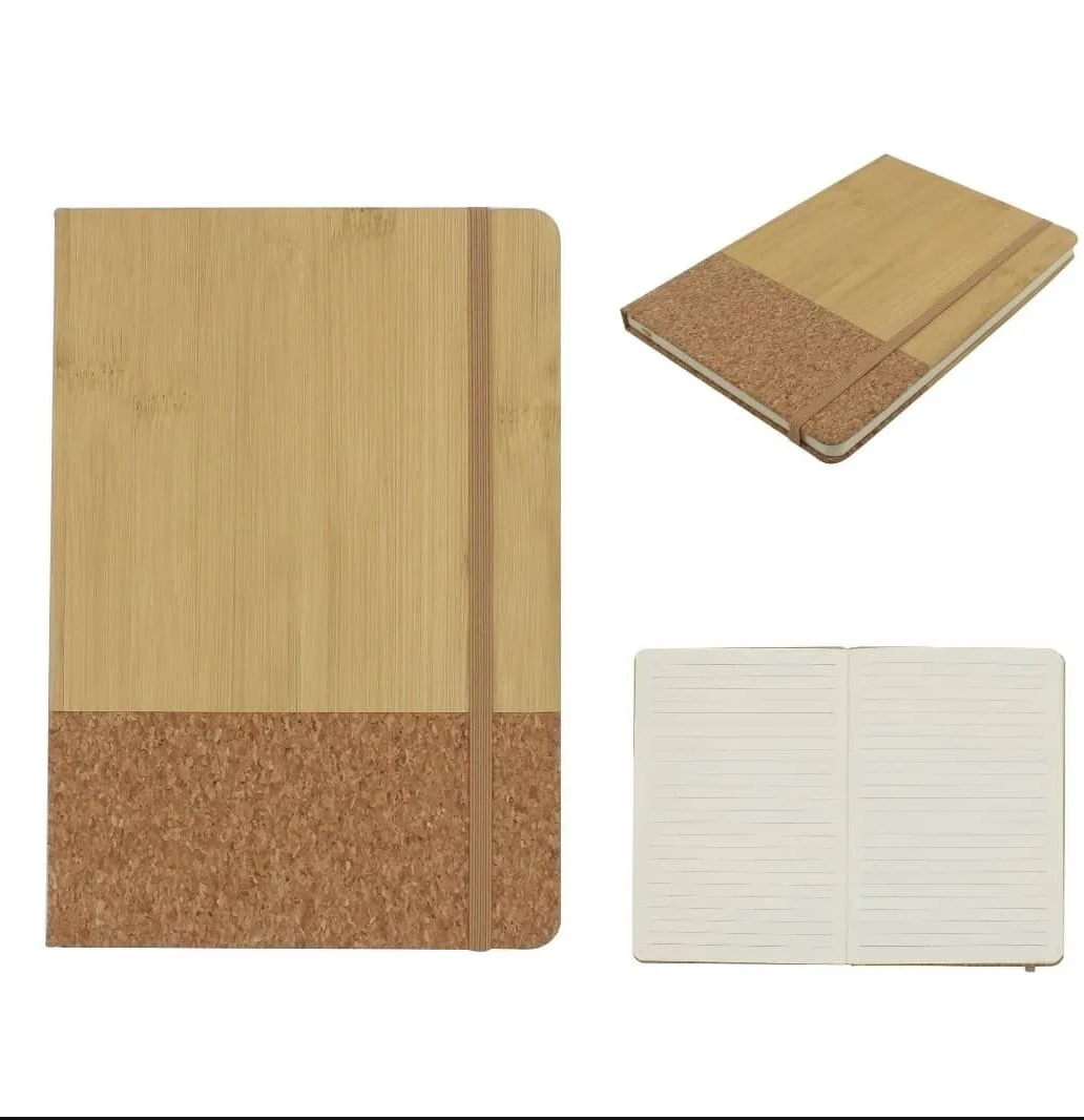 TPF24803 Porta Nota Bamboo con Corcho medidas 14,5 x 21