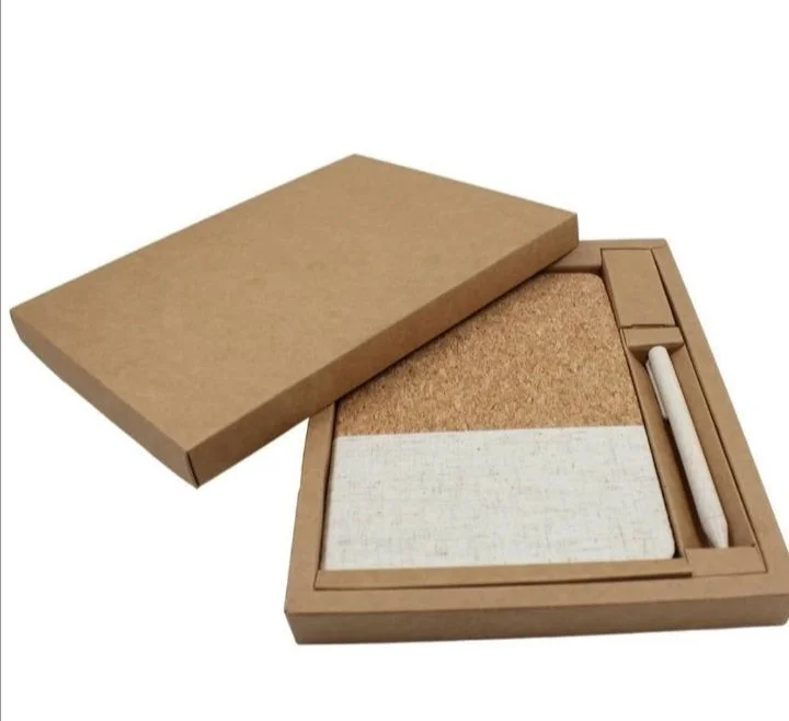 TPF24891 SET Porta Nota ECO Corcho con Bolígrafo 21cm x 14.50 A5