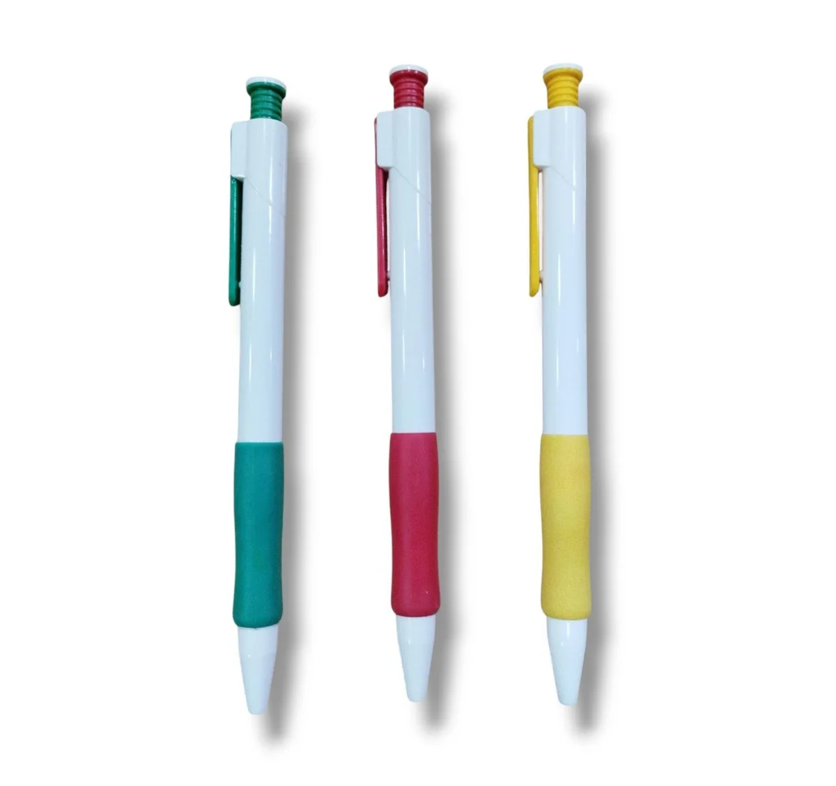 APL39 Boligrafo Plastico Amarillo, Rojo, Verde