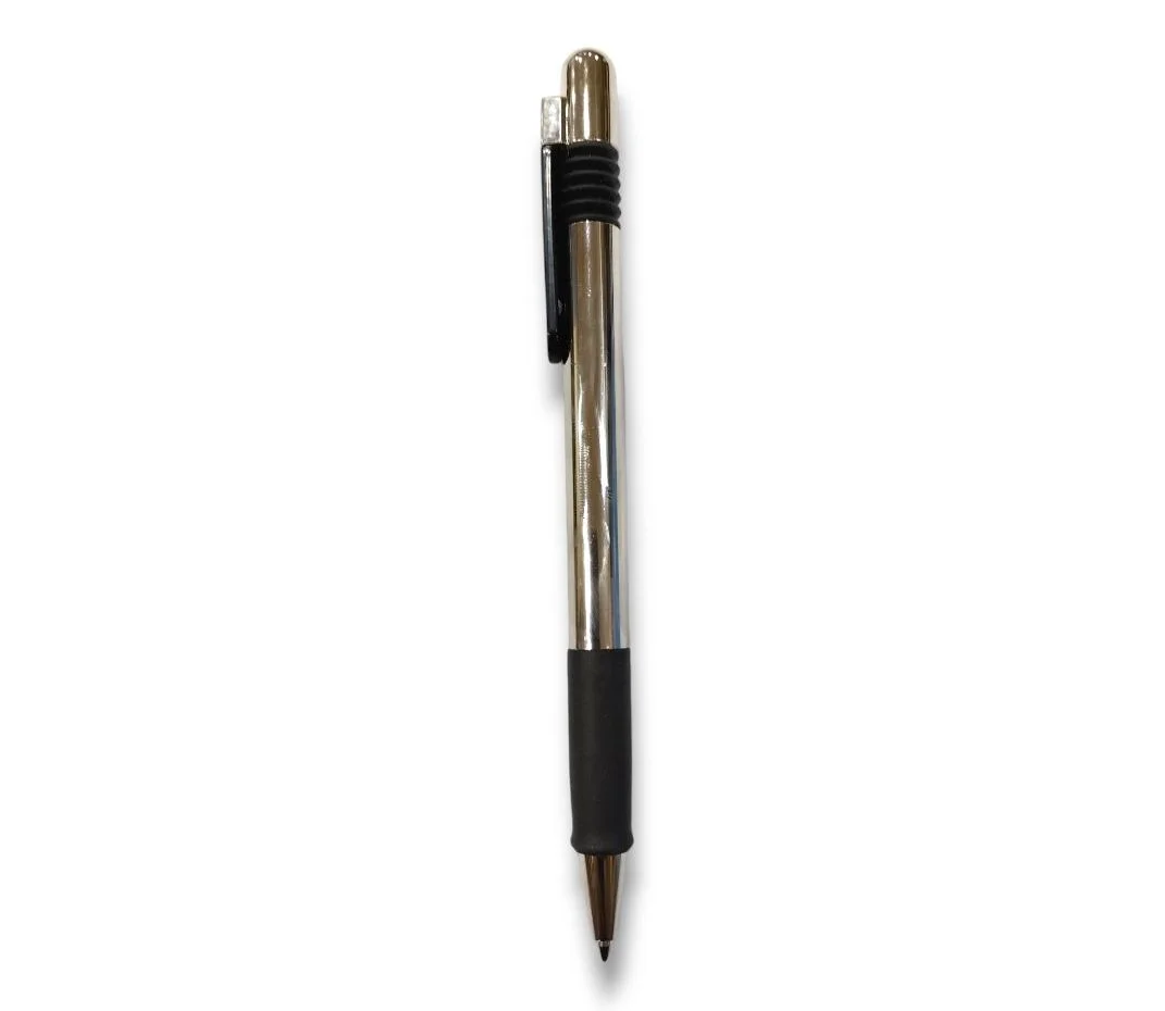 TPI283 Boligrafo Plastico Plata con Negro
