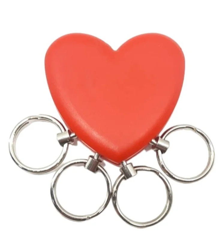 TPICOR1 Llavero Corazón 4 Aros