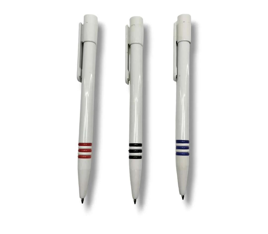 APL36 Boligrafo Plastico Azul, Blanco , Negro, Rojo