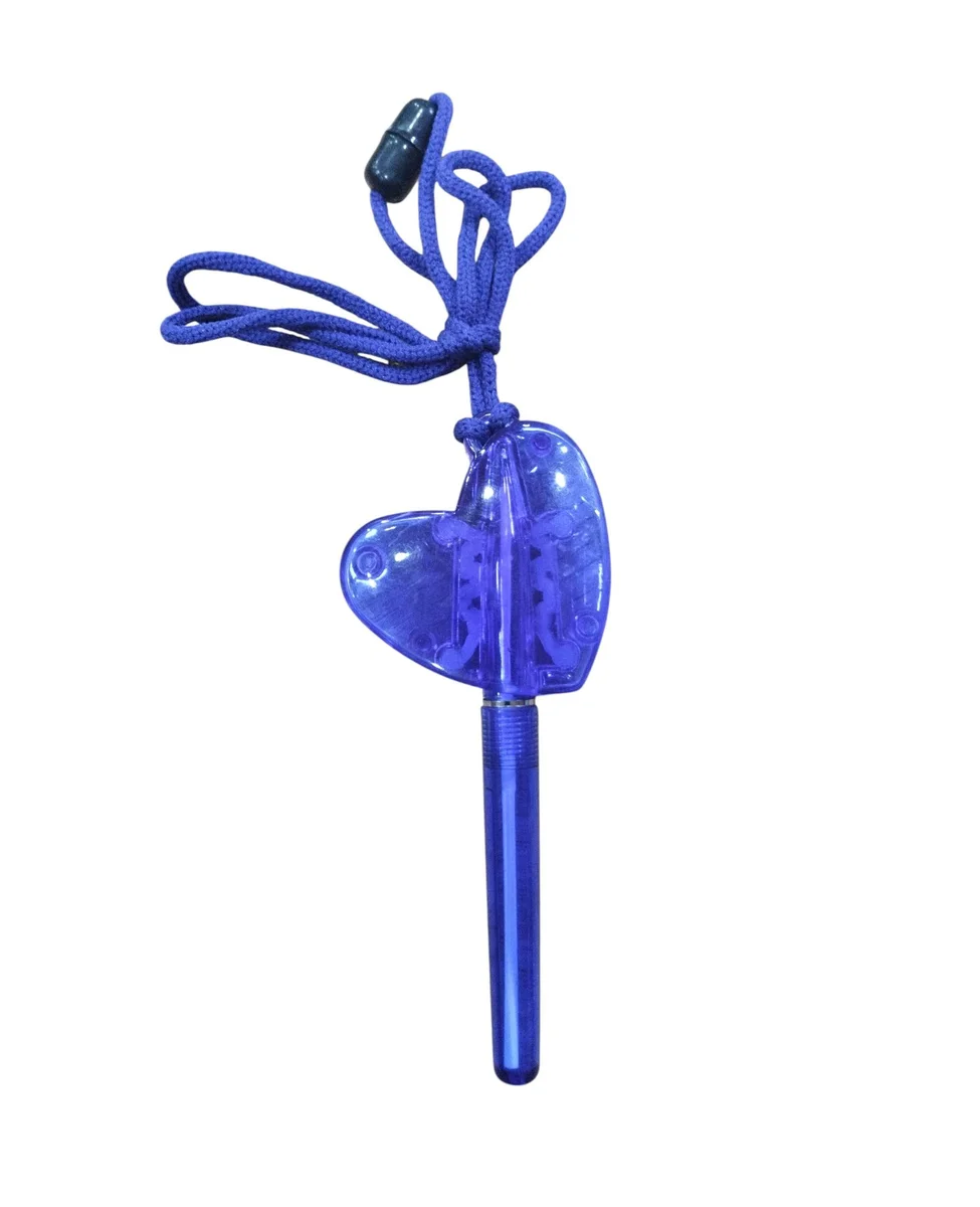 TPO942 Boligrafo Plastico Chupeta Corazon Azul