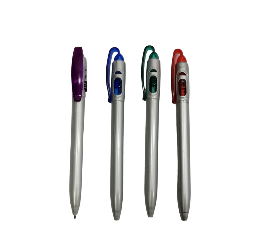TPI224 Bolígrafo Plástico Violeta Verde Rojo Azul