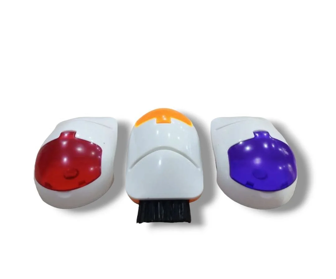 TPQ123 Porta Clip Mouse Morado, Naranja Rojo