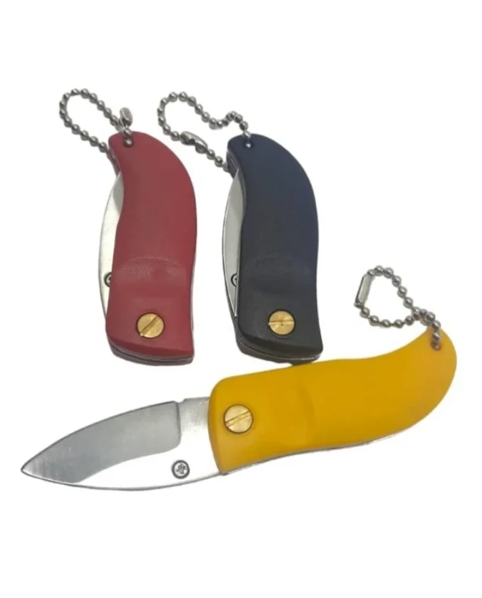 TPICUCHI Llavero con cuchillo Amarillo Rojo y Negro