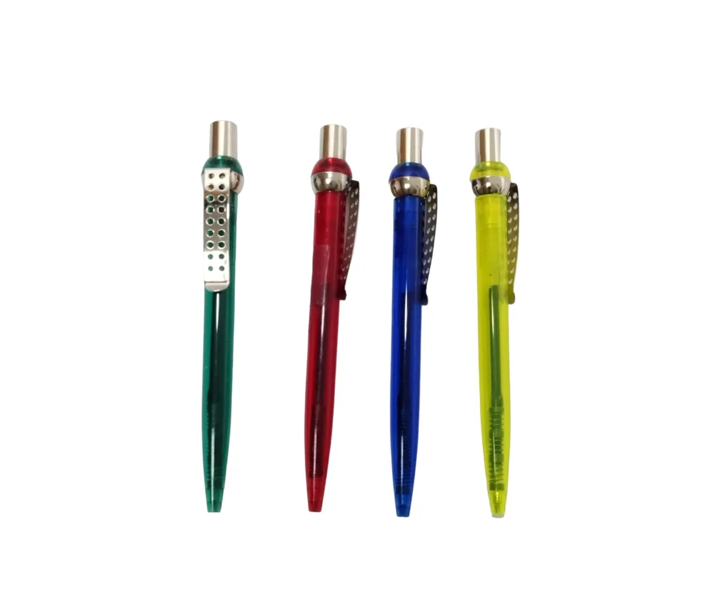 TPI144 Bolígrafo Plástico Amarillo Azul Rojo