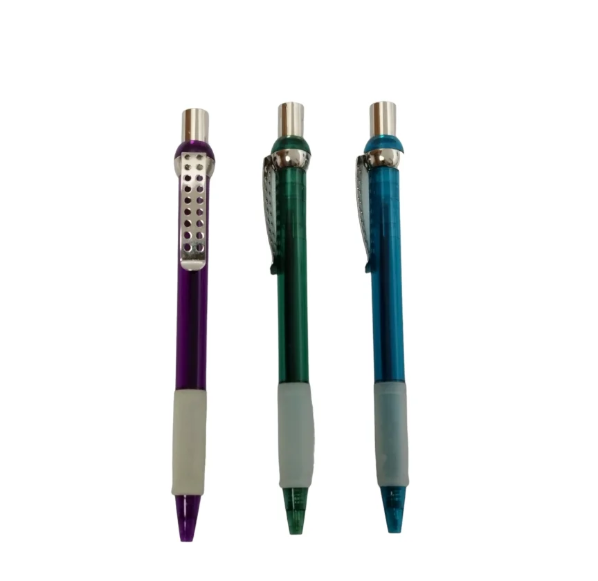 TPI147 Bolígrafo Plástico Verde Violeta Azul