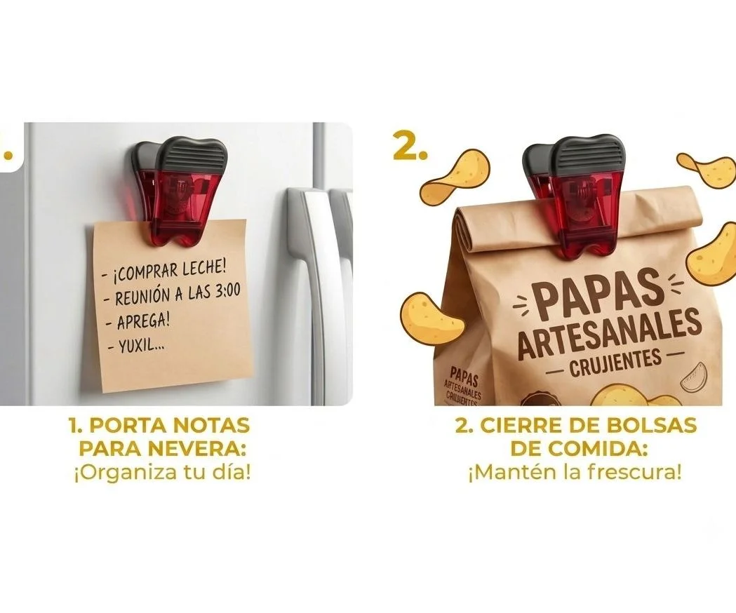 C498 Clip Magnético rojo