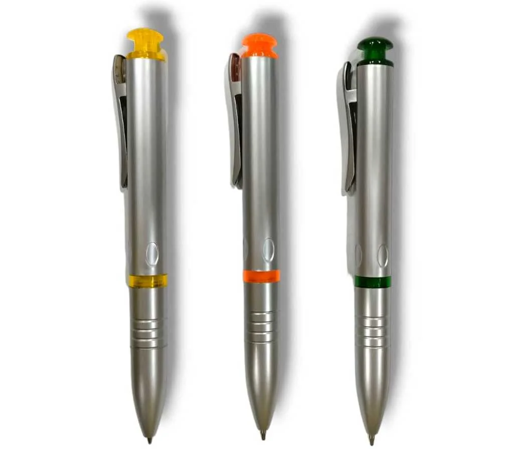 TPQ6371 Boligrafo Neon Amarillo , Naranja , Verde