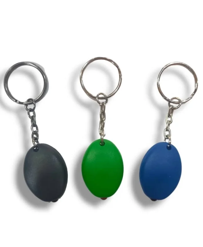 TPI4712 Llavero Plástico Azúl, Negro, Verde