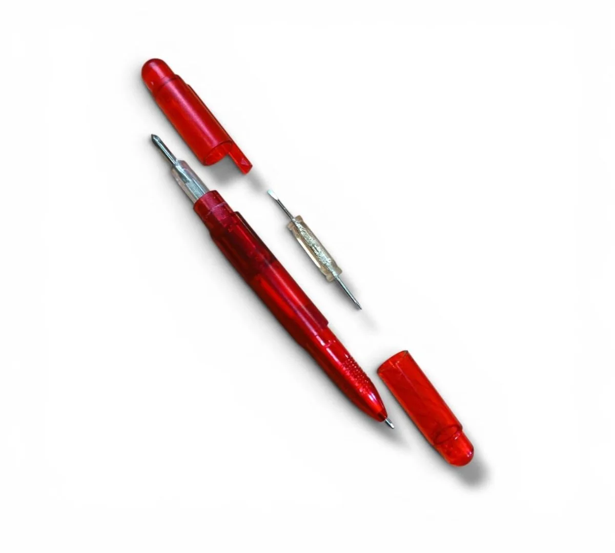 TPG763 Boligrafo con Destornillador Rojo