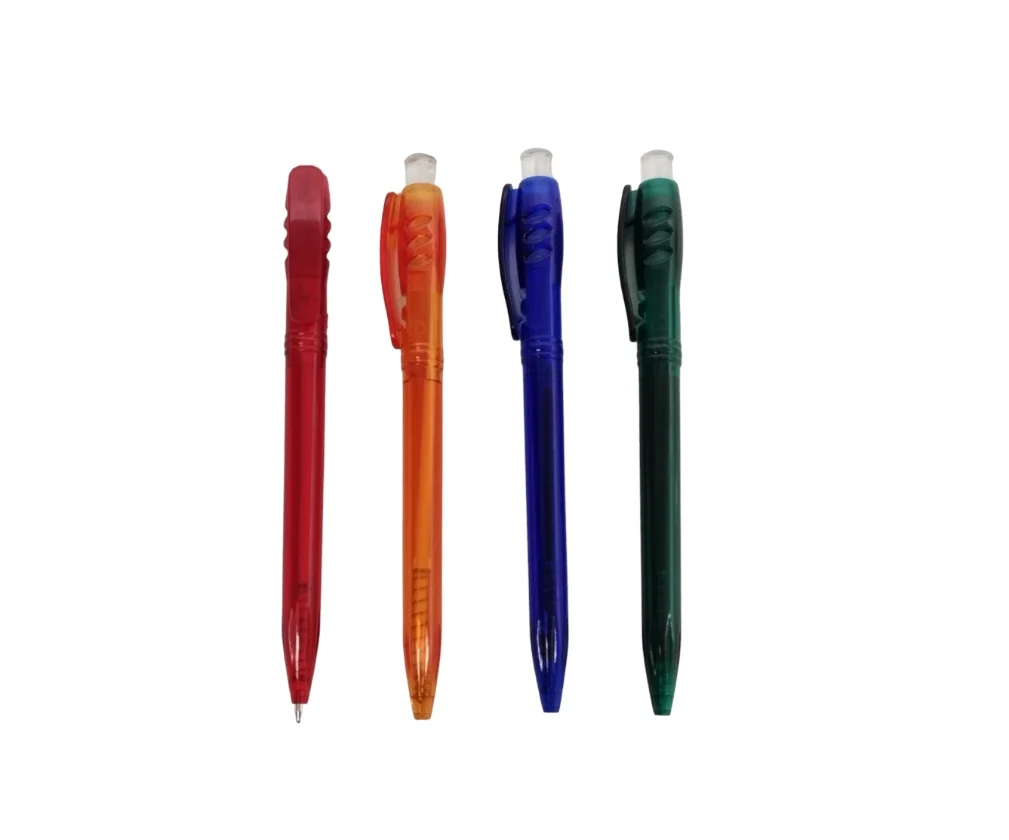 TPI521 Bolígrafo Plástico Naranja Rojo Verde Azul