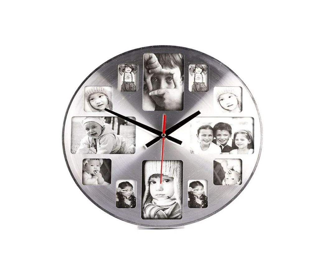 G1166 Reloj para pared de aluminio liq *