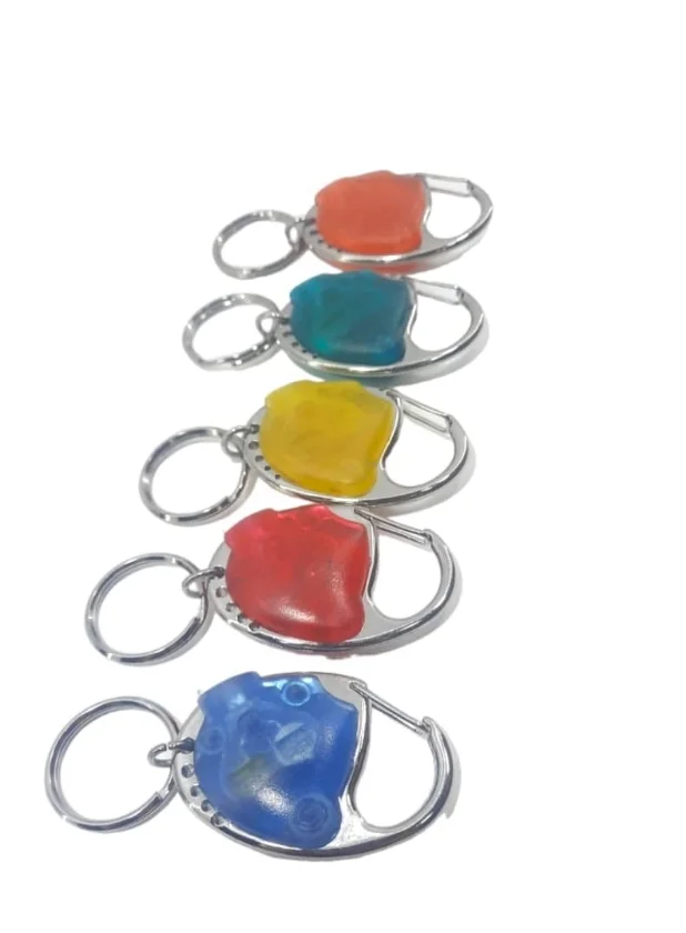 TPI2428 Llavero Metal Amarillo , Azul , Naranja , Rojo , Verde