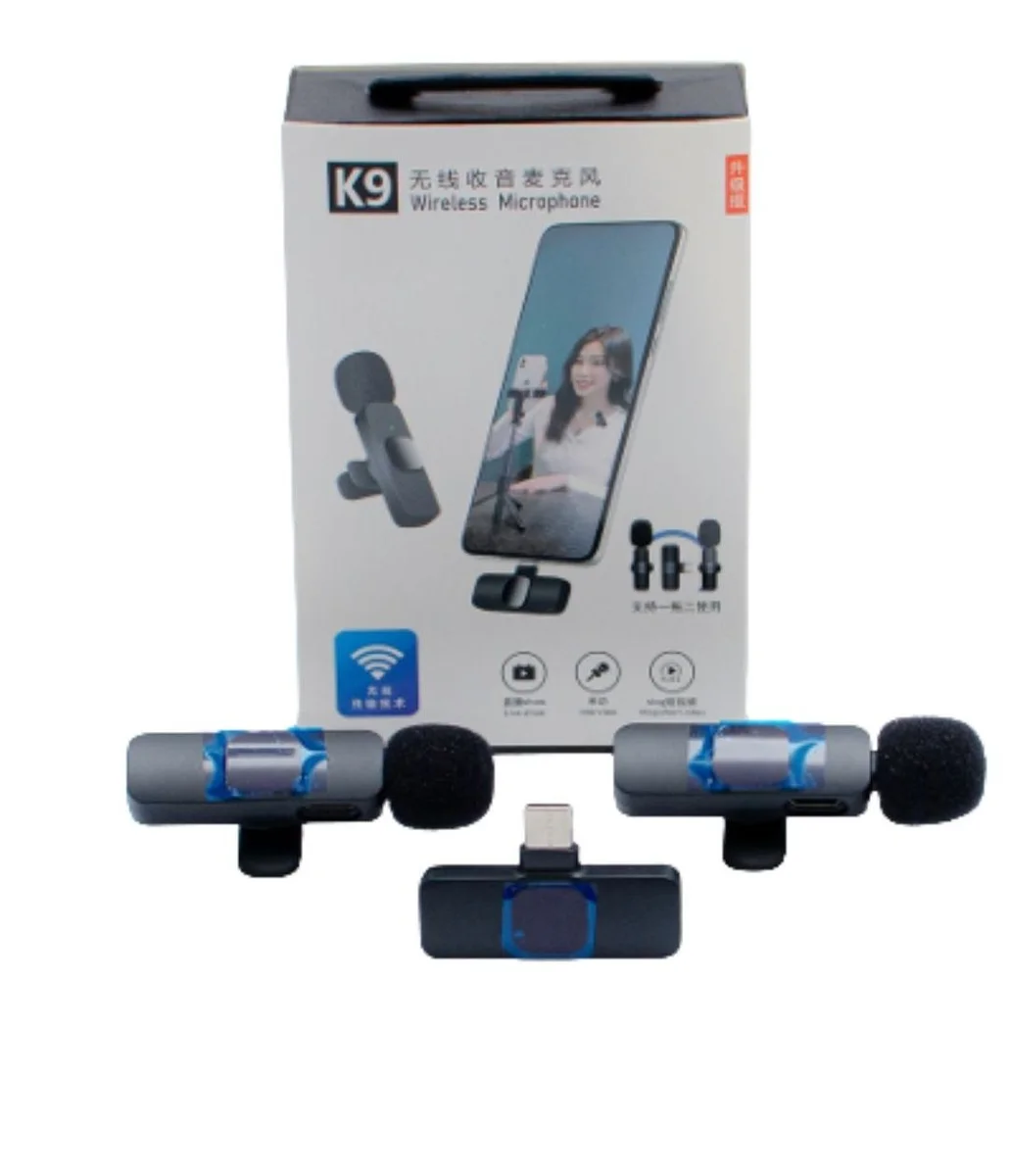 TPR027 Kit Doble De Micrófonos Inalámbricos Para Celular