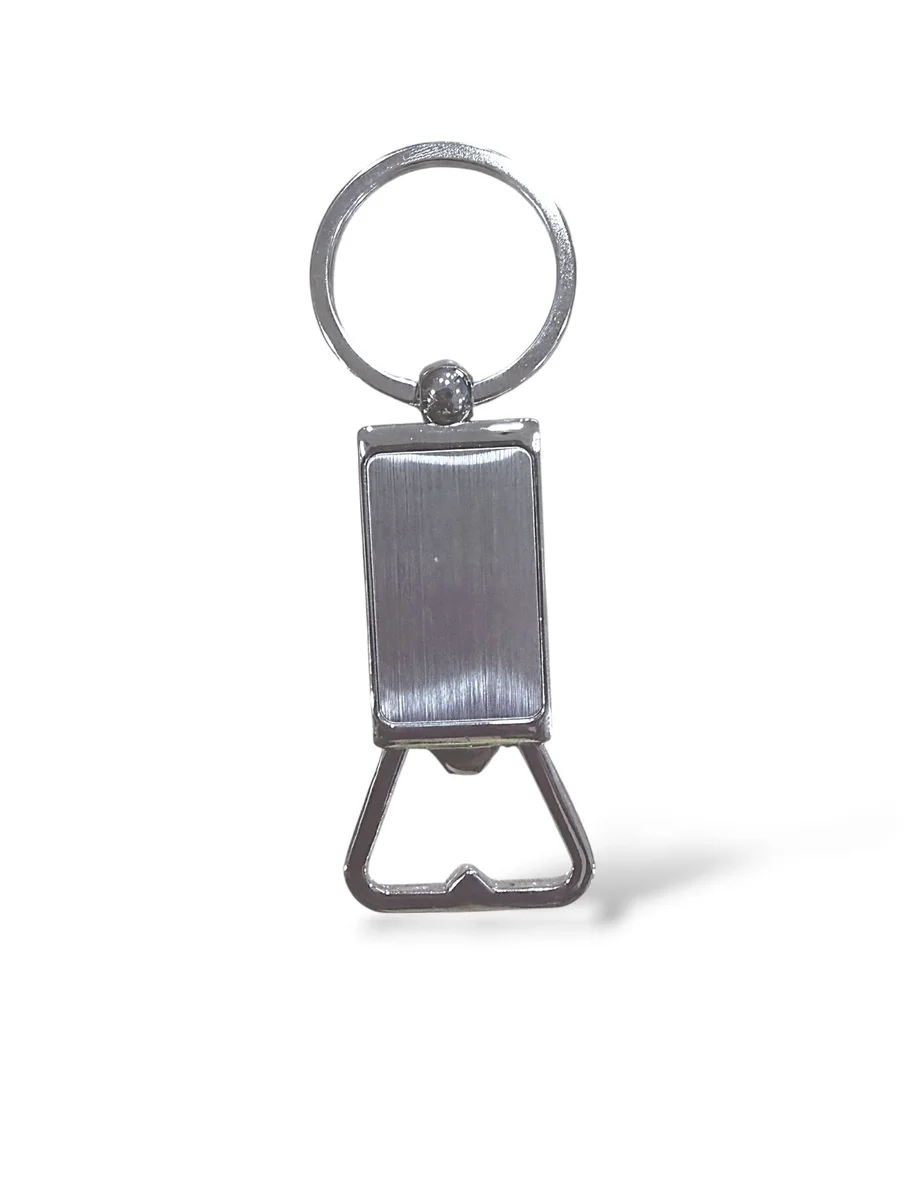 TPV091 Llavero Metalico Destapador Rectangular