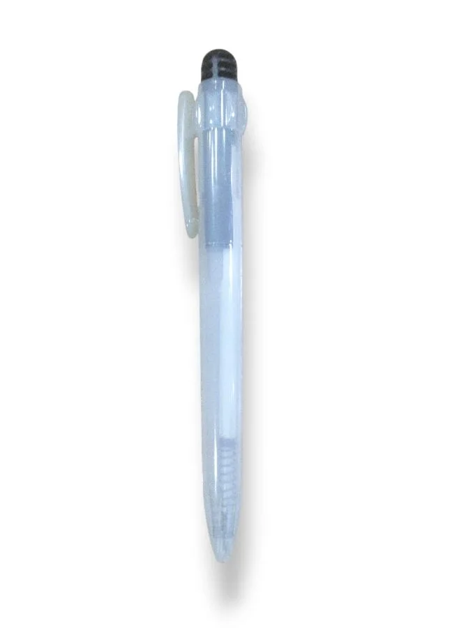 TPI579 Boligrafo Plastico Blanco Traslucido
