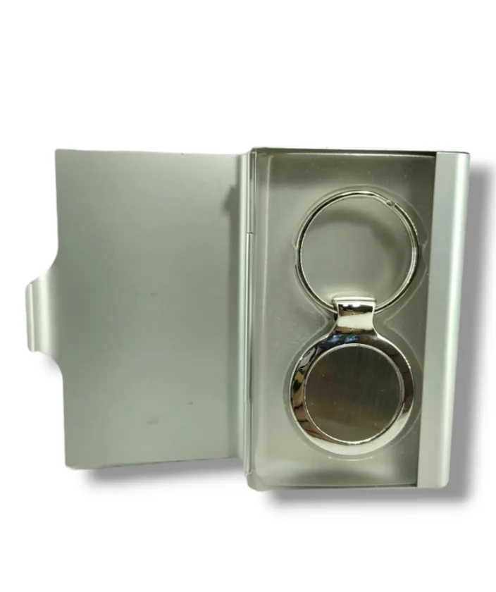 TPM567 Llavero y Porta Tarjeta Azul Negro Gris