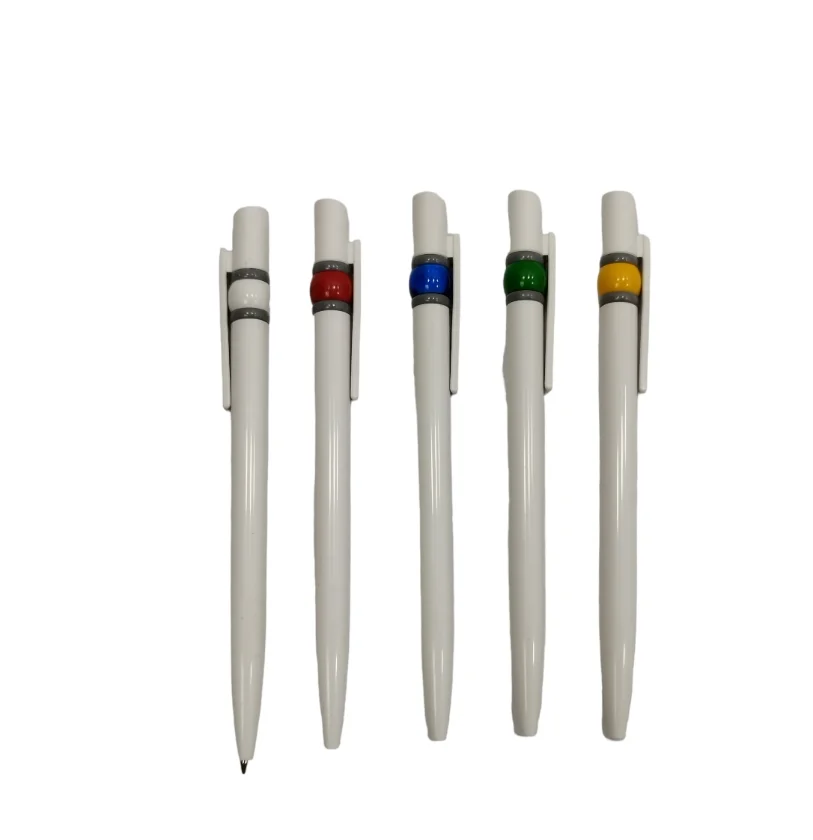 TPI530 Bolígrafo Plástico Blanco Amarillo Rojo Verde